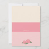 ヴィンテージ自転車招待状 招待状 (裏面)