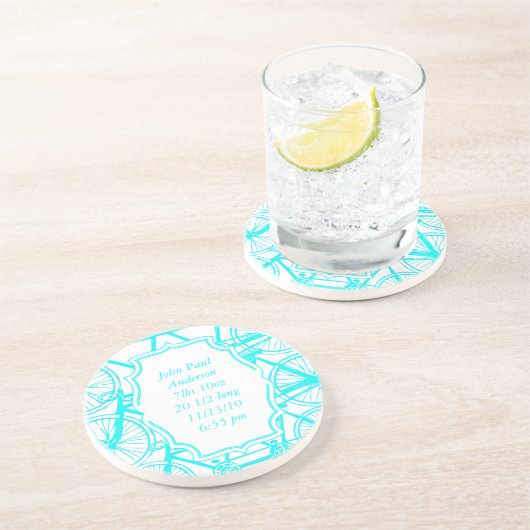 ヴィンテージ自転車男の赤ちゃんキープサケコースター コースター (側面)