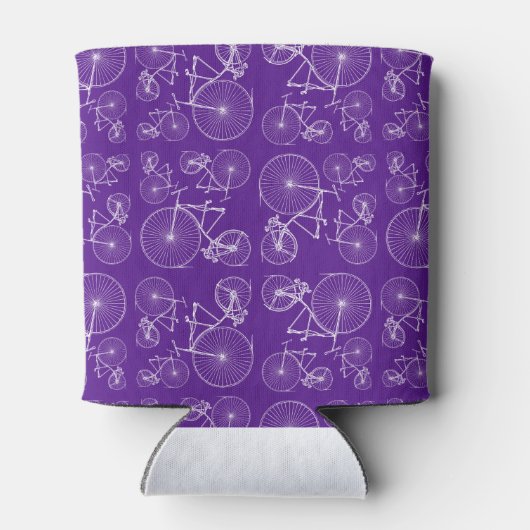 ヴィンテージ自転車高速高輪バイクアート 缶クーラー (裏面)