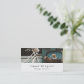 ヴィンテージ自転車、アンティーク業者 名刺 (スタンド正面)