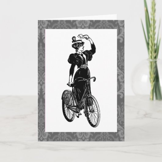 ヴィンテージ自転車 カード (正面)