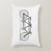 ヴィンテージ自転車/タンデムバイク アクセントクッション (正面(垂直))