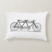 ヴィンテージ自転車/タンデムバイク アクセントクッション (裏面)