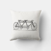 ヴィンテージ自転車/タンデムバイク クッション (裏面)