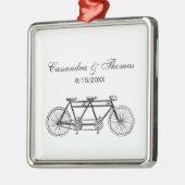 ヴィンテージ自転車/タンデムバイク メタルオーナメント (左)