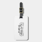 ヴィンテージ自転車/タンデムバイク ラゲッジタグ (正面縦)