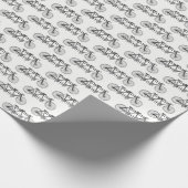 ヴィンテージ自転車/タンデムバイク ラッピングペーパー (角)