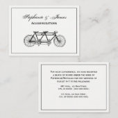 ヴィンテージ自転車/タンデムバイク 名刺 (正面/裏面)