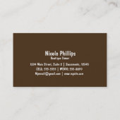 ヴィンテージ自転車　バイク　ラスティックカントリー名刺 名刺 (裏面)