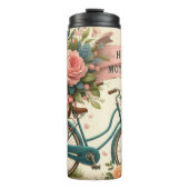 ヴィンテージ自転車:フローラ母の日 タンブラー (正面)