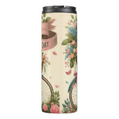 ヴィンテージ自転車:フローラ母の日 タンブラー (裏面)