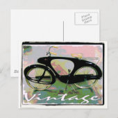 ヴィンテージ自転車 ポストカード (正面/裏面)