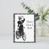 ヴィンテージ自転車 ポストカード (スタンド正面)