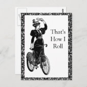 ヴィンテージ自転車 ポストカード (正面/裏面)