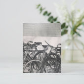 ヴィンテージ自転車 ポストカード (スタンド正面)