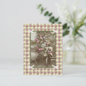 ヴィンテージ自転車 ポストカード (スタンド正面)