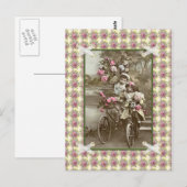 ヴィンテージ自転車 ポストカード (正面/裏面)