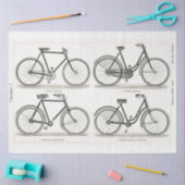 ヴィンテージ自転車Ephemera Decopage 薄葉紙 (クラフト)