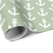 ヴィンテージ航海のいかりのパターン ラッピングペーパー (ロールコーナー)