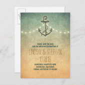 ヴィンテージ航海のいかりはがきを保存する 案内ポストカード (正面/裏面)