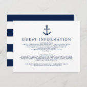 ヴィンテージ航海のいかりゲスト情報 エンクロージャーカード (正面/裏面)