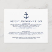 ヴィンテージ航海のいかりゲスト情報 エンクロージャーカード (正面)