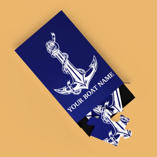 ヴィンテージ航海のいかりテキストをここにロープ ジグソーパズル