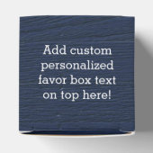 ヴィンテージ航海のいかりネイビーブルー/ホワイト フェイバーボックス (上部)