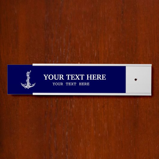 ヴィンテージ航海のいかりロープテキスト サインプレート