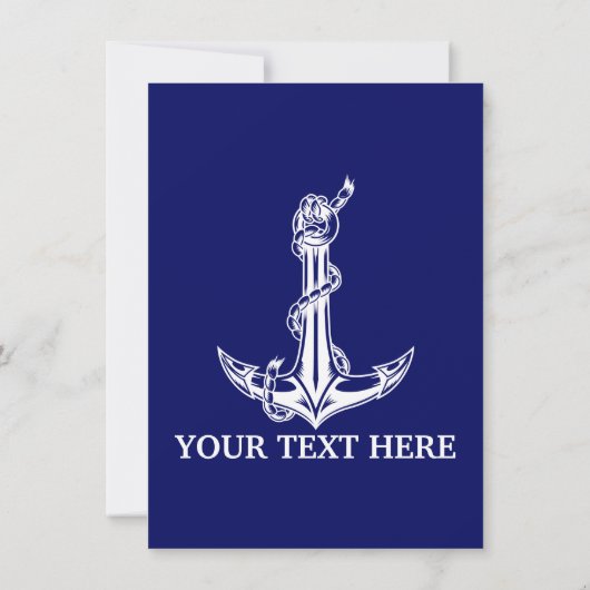 ヴィンテージ航海のいかりロープボート名 (裏面)