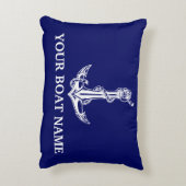 ヴィンテージ航海のいかりロープボート名 アクセントクッション (裏面(縦))