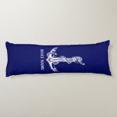 ヴィンテージ航海のいかりロープボート名 ボディピロー (裏面)