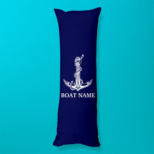 ヴィンテージ航海のいかりロープボート名 ボディピロー