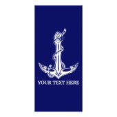 ヴィンテージ航海のいかりロープボート名 ラックカード (正面)