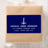 ヴィンテージ航海のいかりロープボート名 ラベル (インサイチュ)