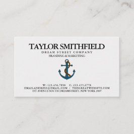 ヴィンテージ航海のいかり名刺 名刺