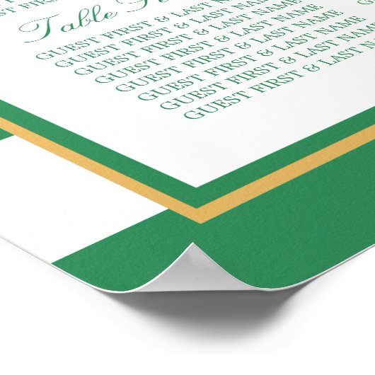 ヴィンテージ航海のいかり結婚の座席表 ポスター (角)