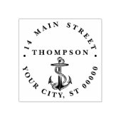 ヴィンテージ航海のいかり船名門私立校風の#2所在地 ラバースタンプ (インプリント)