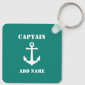 ヴィンテージ航海のいかり船長又は船名 キーホルダー (裏面)
