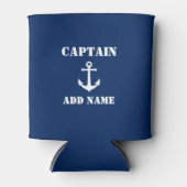 ヴィンテージ航海のいかり艦長又は船名海軍 缶クーラー (正面)