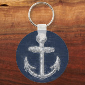 ヴィンテージ航海のいかり キーホルダー (正面)