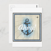 ヴィンテージ航海のいかり ポストカード (正面/裏面)