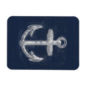 ヴィンテージ航海のいかり マグネット (横)