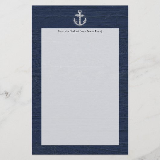 ヴィンテージ航海のいかり 便箋 (正面)