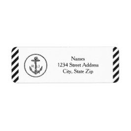 ヴィンテージ航海のいかり-差出人住所ラベル ラベル
