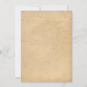 ヴィンテージ航海のいかり-結婚式招待状 招待状 (裏面)