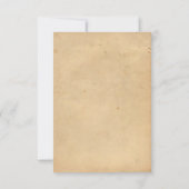 ヴィンテージ航海のいかり- 3x5結婚式招待状 招待状 (裏面)