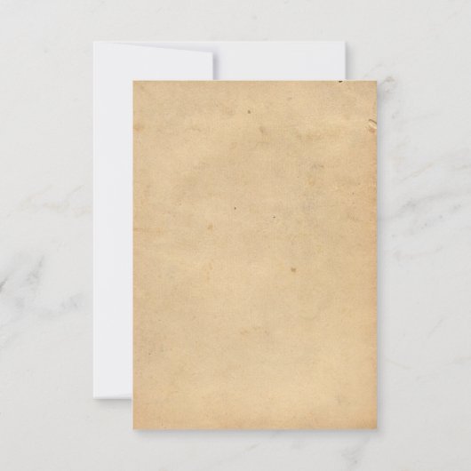 ヴィンテージ航海のいかり- 3x5結婚式招待状 招待状 (裏面)