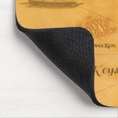 ヴィンテージ航海のなフロリダは地図を調整します マウスパッド (コーナー)