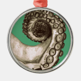 ヴィンテージ航海ののタコ触手 メタルオーナメント